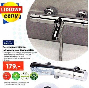 Lidl Bateria prysznicowa lub wannowa z termostatem oferta
