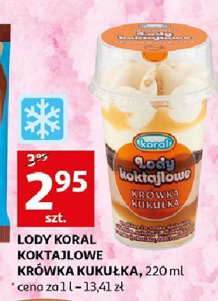 Auchan Lody krówka-kukułka Koral Koktajlowe oferta