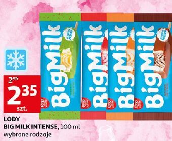Auchan Lód toffi intense Algida Big Milk oferta