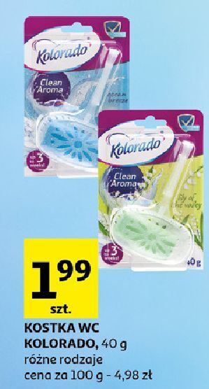Auchan Kostka do wc ocean breeze Kolorado Clean Aroma oferta