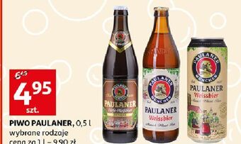 Auchan Piwo Paulaner Weissbier oferta