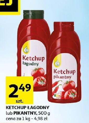 Auchan Ketchup pikantny Podniesiony Kciuk oferta