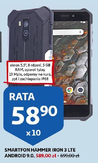 Auchan Smartfon iron 3 lte Hammer oferta