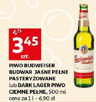 Auchan Piwo Budweiser Dark oferta