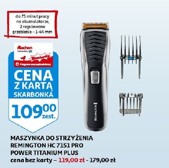 Auchan Maszynka do włosów hc7151 Remington oferta