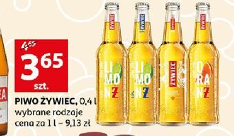 Auchan Piwo Żywiec Jasne Lekkie Limonż oferta