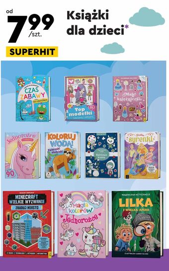 Biedronka Kolorowanki jednorożce z naklejkami oferta