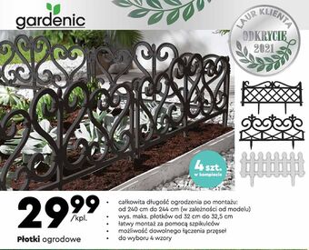 Biedronka Płotki ogrodowe Gardenic oferta