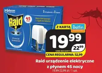 Delfin Raid urządzenie elektryczne z płynem 45 nocy oferta