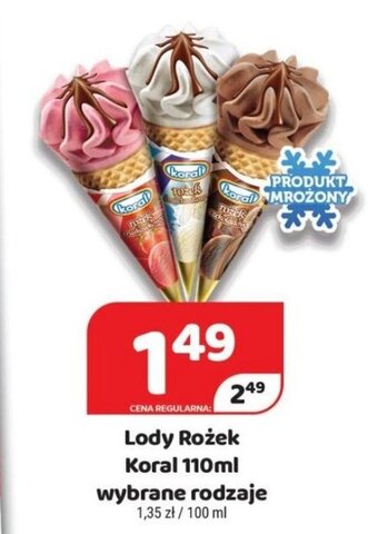 Delfin Lody Rożek Koral 110 ml oferta