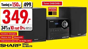 Media Expert Wieża stereo Sharp oferta