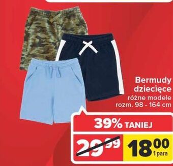 Carrefour Bermudy dziecięce 98-164 cm oferta