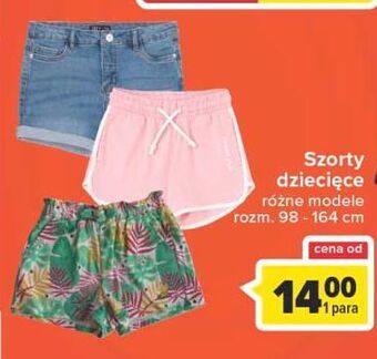 Carrefour Szorty dziecięce 98-164 cm oferta