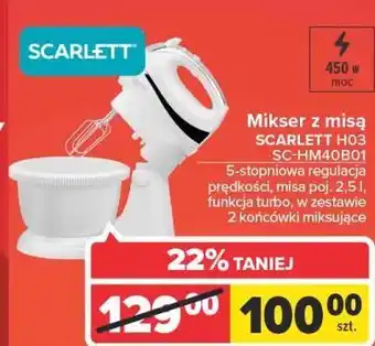 Carrefour Mikser sc-hm40b01 Scarlett oferta