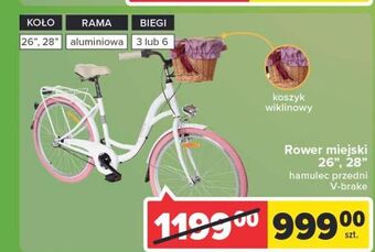 Carrefour Rower miejski 28" oferta