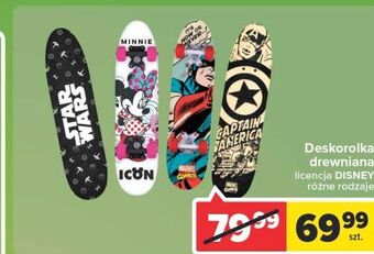 Carrefour Deskorolka drewniana disney oferta