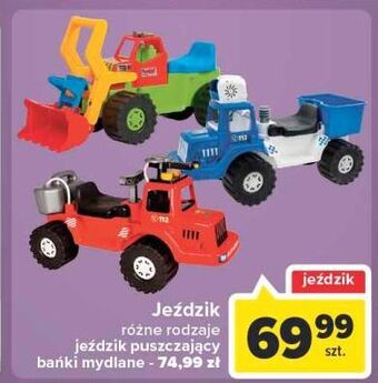 Carrefour Jeździk auto policyjne puszczający bańki mydlane oferta