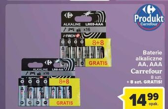 Carrefour Baterie alkaliczne aa Carrefour oferta