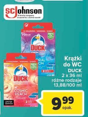 Carrefour Krążki żelowe floral moon Duck Fresh Discs oferta