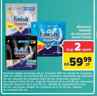 Carrefour Tabletki do zmywarek regular Finish Quantum Ultimate oferta
