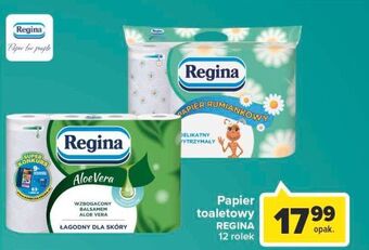 Carrefour Papier toaletowy aloe vera Regina oferta