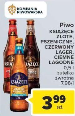 Carrefour Piwo Książęce Złote Pszeniczne oferta