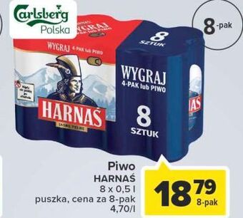 Carrefour Piwo Harnaś Jasne Pełne oferta