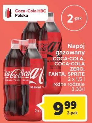 Carrefour Napój pomarańczowy Fanta oferta