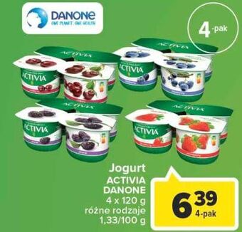 Carrefour Jogurt suszona śliwka Danone Activia oferta