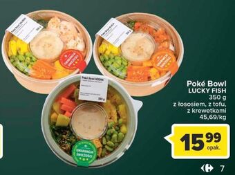 Carrefour Sałatka poke bowl salmon Lucky Fish oferta