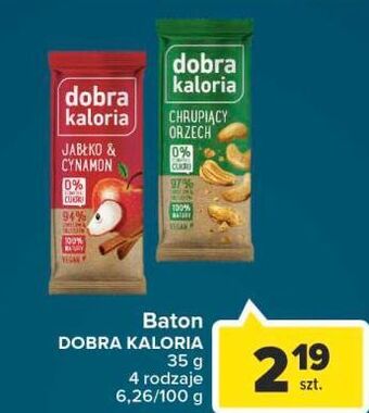 Carrefour Baton jabłko - cynamon Dobra Kaloria oferta