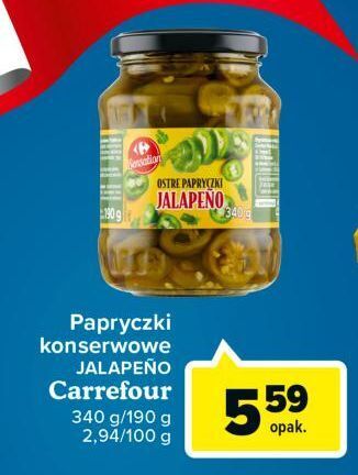 Carrefour Papryczki jalapeno Carrefour oferta