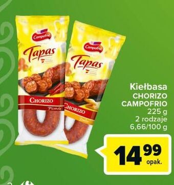 Carrefour Chorizo ring casero picante Campofrio oferta