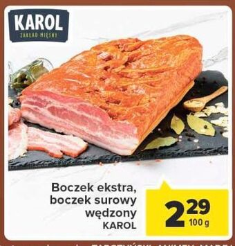 Carrefour Boczek ekstra Karol oferta