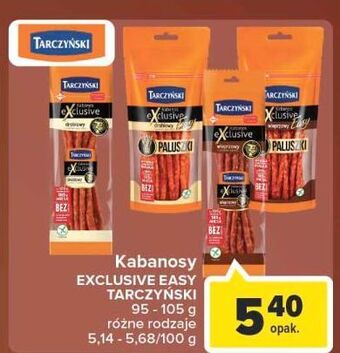Carrefour Kabanosy drobiowe Tarczyński Exclusive oferta