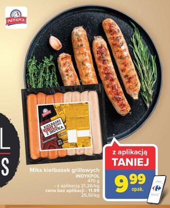 Carrefour Kiełbaski grillowe z indyka Indykpol oferta