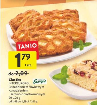 Intermarche Ciastko z nadzieniem serowo-brzoskwiniowym Inter Europol oferta