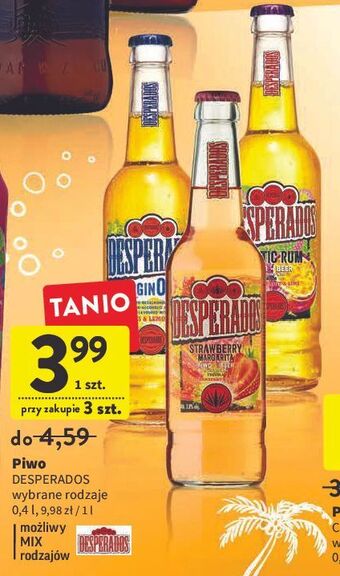 Intermarche Piwo Desperados Strawberry Margarita oferta