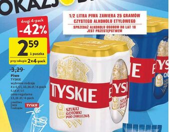 Intermarche Piwo Tyskie 0.0% oferta