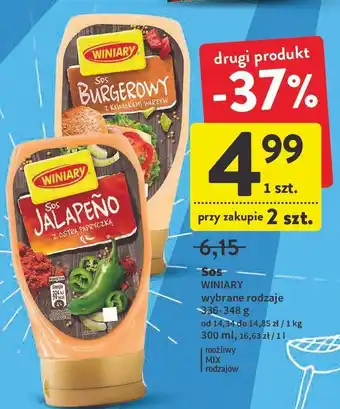 Intermarche Sos jalapeno Winiary oferta