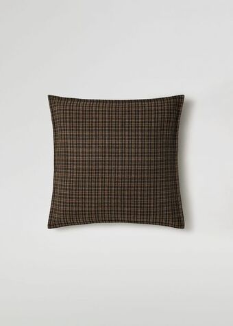 MANGO Poszewka na poduszkę wełniana w kratkę 50x50cm oferta