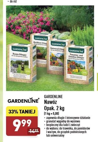 ALDI Nawóz do trawnika Garden Line oferta