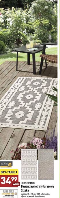 ALDI Dywan tarasowy Home Creation oferta