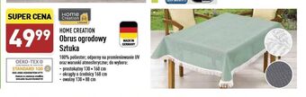 ALDI Obrus ogrodowy rustykalny owalny 130 x 180 cm Home Creation oferta
