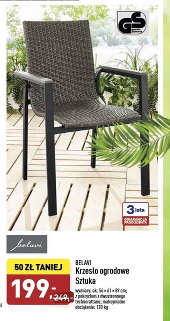 ALDI Krzesło ogrodowe Belavi oferta
