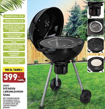 ALDI Grill kulisty z pokrywą premium Enders oferta