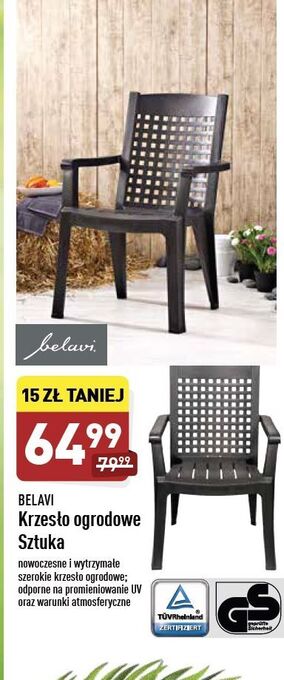 ALDI Krzesło ogrodowe Belavi oferta