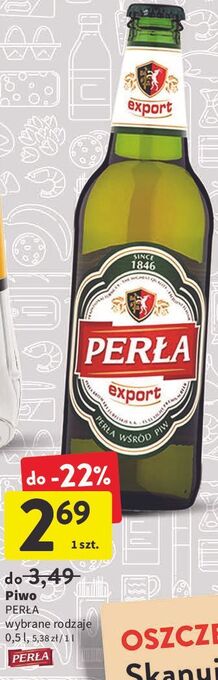 Intermarche Piwo Perła Export oferta