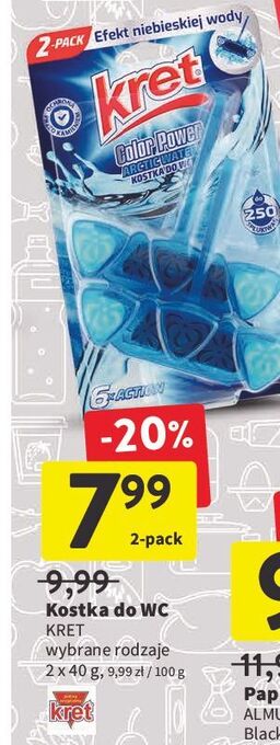 Intermarche Zawieszka arctic water Kret Color Power oferta