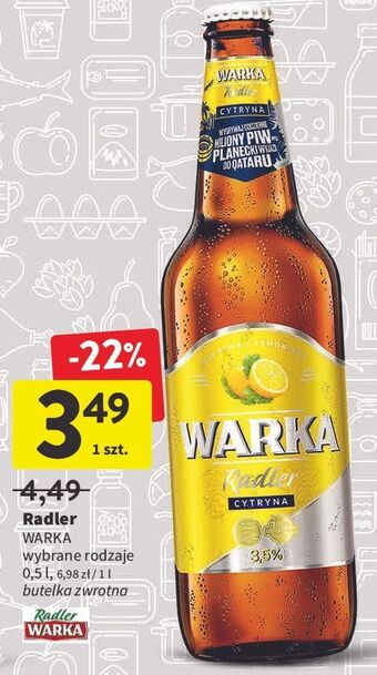 Intermarche Piwo Warka Radler Lemon oferta